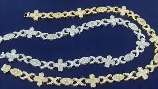 MOISSANITE EVIL EYE INFINITY BRACELETNECKLACE IN STERLING SILVER