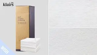 2 Types of Cotton Pads for DIY Sheet Mask & Exfoliation | KLAIRS Toner Mate 2 in 1 Cotton Pad