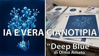 IA e cianotipia – Deep Blue di Olmo Amato