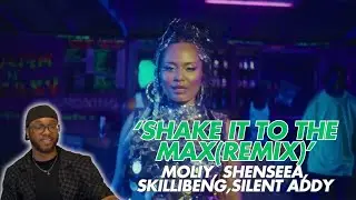 Molly, Shenseea, Skillibeng, Silent Addy - Shake It To The Max (Fly) (Remix) | Reaction | MarquisTV