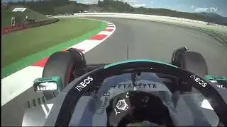 Lewis Hamilton Crash at Austria GP