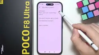 Poco F8 Ultra: Как заблокировать неизвестные звонки