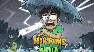 CREDIT:@Herohardy Desi Monsoon Struggles & Fun | Indian Rainy Season Animation