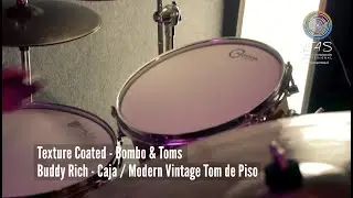 Nelson Oliva - Aquarian Drumheads Texture Coated + Buddy Rich