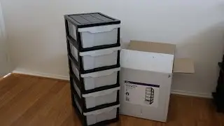 KMart | 5 Drawer Unit with Wheels | Assembly | Review
