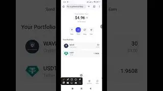 Аирдроп криптовалюты $WAVE | Мгновенное раздача 5$ USDT | Предложение Crypto Wave #cryptowave