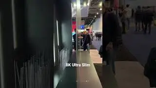 8K Ultra Slim LED TV / bigger, lighter, thinner / CES 2023