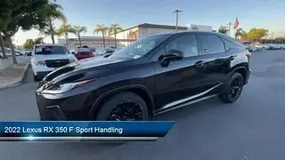 2022 Lexus RX 350 F Sport Handling Sport Utility San Juan  Capistrano  San Clemente  Mission Viejo