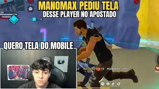 HACK DE ANDROID? MANOMAX PERDEU DE VIRADA E PEDIU TELA DESSE MOBILE QUE ESTAVA DANDO MUITO CAPA!