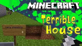Minecraft Funny Moments - @ExtreamezZz Terrible House and the Village Raid