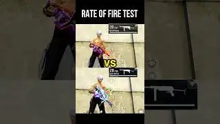 Rate Of Fire Test 🔥 Cobra Mp40 VS Chromasonic Evo Mp40 #freefire #srikantaff #shorts