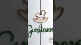 Porta Maternidade para Gustavo.  Tema Cavalor croch&ecirc;