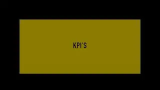 KPI's