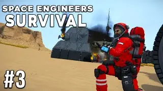 Space Engineers - Survival Ep #3 - Outpost RAID!