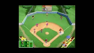 Backyard Baseball Season Game 11 Humongous Melonheads @ Green Fishes