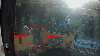 Ghost intruder caught on cctv camera.Malaysia
