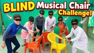 ​Most Funny Blindfold Challenge - Musical Chairs with a TWIST! 🤣
