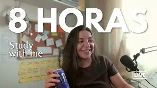 LIVE | respondendo questões 📚☕STUDY WITH ME pomodoro 50/10 | barulho de chuva & ruído marrom #day75