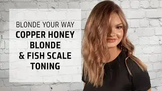 Iridescent Copper Honey Blonde Coloring & Toning Service | Blonde Your Way | Goldwell Education Plus