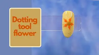How to | Nail Art Techniques 101 | Flower with dotting tool