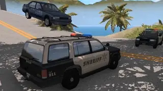 Police Roadblock Jumps, Pursuits & Crashes 4 | BeamNG.drive