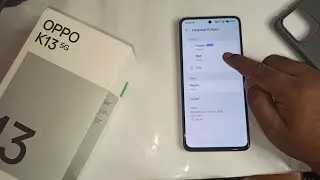 Oppo K13 5G - Language Change Problem | How to change app language