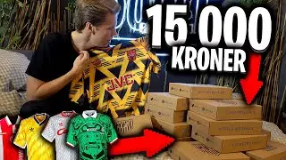 Jeg brukte 15 000 kroner p&aring; fotballdrakter, og det gikk slik... 👀 📦