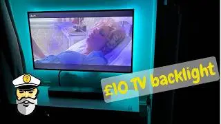 Transform Your TV Setup with Cheap &pound;10 Colourful Backlight