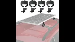 BougeRV Crossbar Solar Mount Kit Review - Pros & Cons - BougeRV solar panel