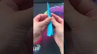 Paper plane ✈️/оригами маленький  самолётик