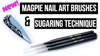 🎨 *NEW* MAGPIE NAIL ART BRUSHES | EMBOSSED SUGAR SCROLL NAIL ART