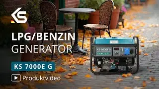 Zweibrennstoffgenerator KS 7000E G (5 kW, LPG/Benzin) von K&ouml;nner & S&ouml;hnen