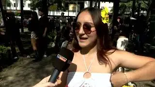 De amanecida: as&iacute; est&aacute;n las filas para la entrada al primer concierto de Bad Bunny