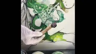 3D raised encaustic wax lines on your art!