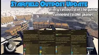 Starfield Outpost update - Every resource in the game accessible on one planet