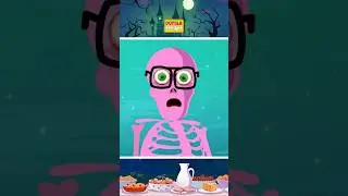💀Pap&aacute; esqueleto pregunta: &iquest;D&oacute;nde est&aacute; mi pastel? 🥧 #shorts #spooky #puebloteehee