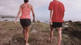 Jim Walmsley and Bree Lambert Run Paradise Cove