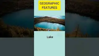 Geographic features. #english #vocabulary  #education