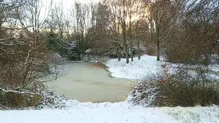 The Joy of Walking on Snow in a Cold Natural Landscape ( Part 2 )