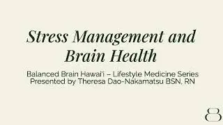 Pillar 3: Stress