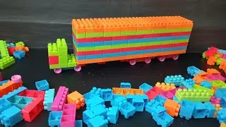Satisfying DIY Long Car Build | ASMR Building Blocks #buildingblocks