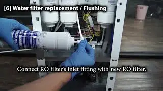 For use POU Water Cooler brand infinite, Change filter & flushing