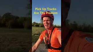 Pick Up Trucks Are The Problem #pickups #bikes #traffic