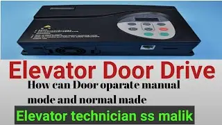 monarch door drive programing, elevator door Drive programing ,how can lift door drive programing.