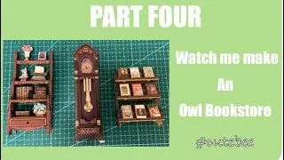 🌟Part 4 - The Owl Bookstore Booknook🌟| Cutebee DIY Booknook Kit | @cutebeeofficial 