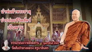 ธรรมก่อนถวายสังฆทาน 1 กุมภาพันธ์ 2569 วัดสันป่ายางหลวงครูบาอินทรฯ Kruba Intorn