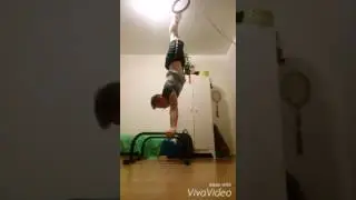 Parallettes handstand press variations (straight arms)