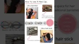 Flexi hair clips are easy to use! #lillarose #hairclips #hairaccessories