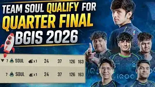 Team Soul QUALIFY for BGIS 2026 Quarter Finals 🚀🚀 || Joker Legit on Fire 🔥 #bgis #soul