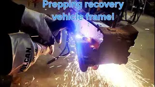 CJ 6 recovery vehicle prep #automobile #harborfreighttool #plasmacutting #cj